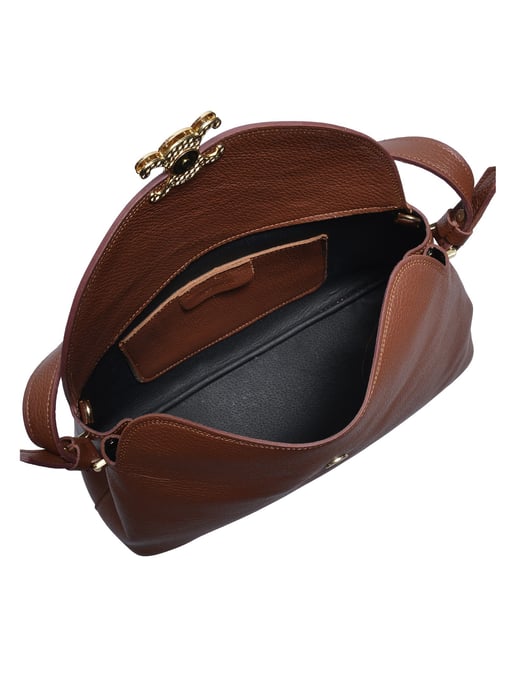 Anna Luchini Kastanienbraun Rindsledertasche - Image 4