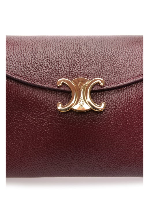 Anna Luchini Weinfarbe Rindsledertasche - Image 3