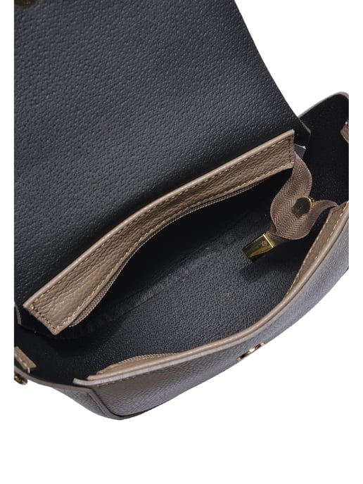 Anna Luchini Beige Rindsledertasche - Image 4