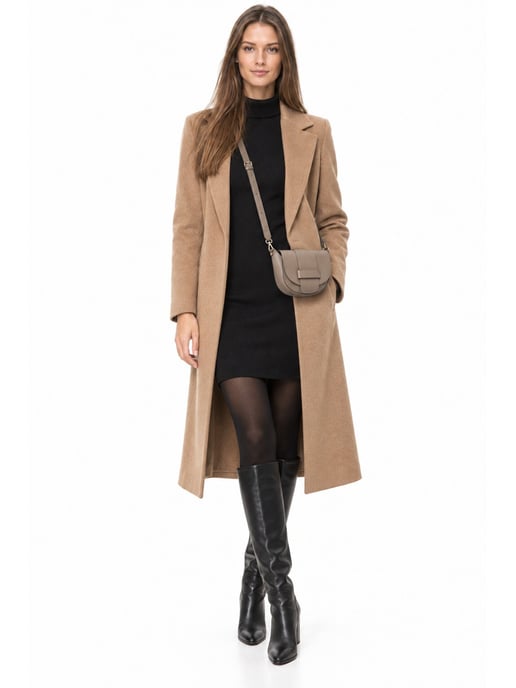 Anna Luchini Beige Rindsledertasche - Image 6