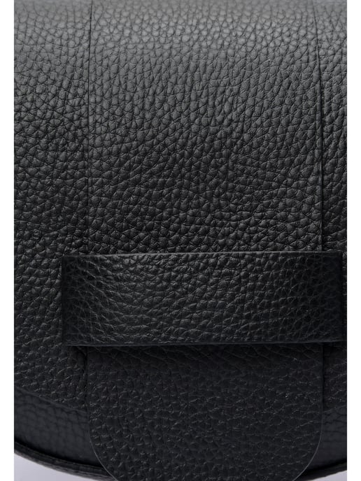 Anna Luchini Schwarz Rindsledertasche - Image 3