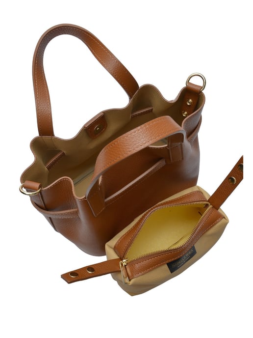 Isabella Rhea COGNAC Rindsledertasche - Image 4