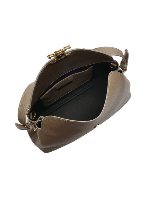 Anna Luchini Beige Rindsledertasche - Image 4