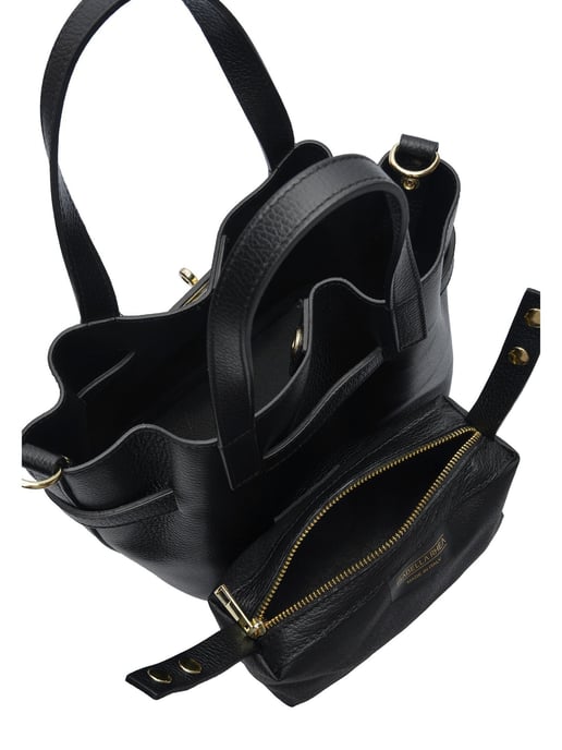 Isabella Rhea SCHWARZ Rindsledertasche - Image 4