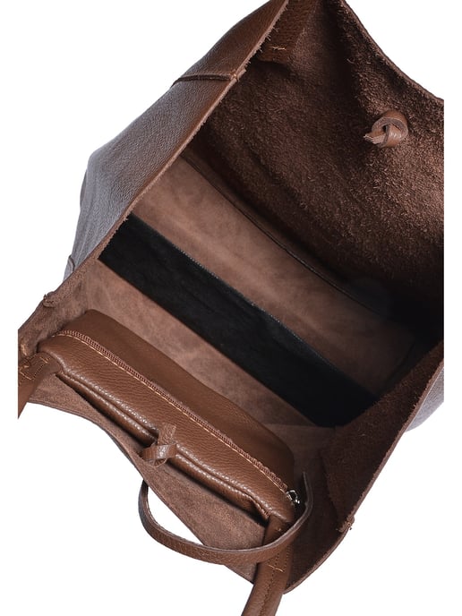 Roberta M Kastanienbraun Rindsledertasche - Image 4