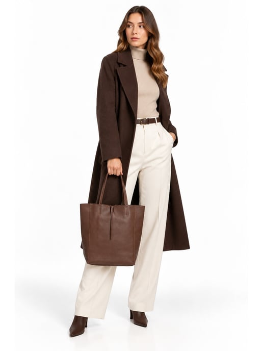 Roberta M Kastanienbraun Rindsledertasche - Image 6