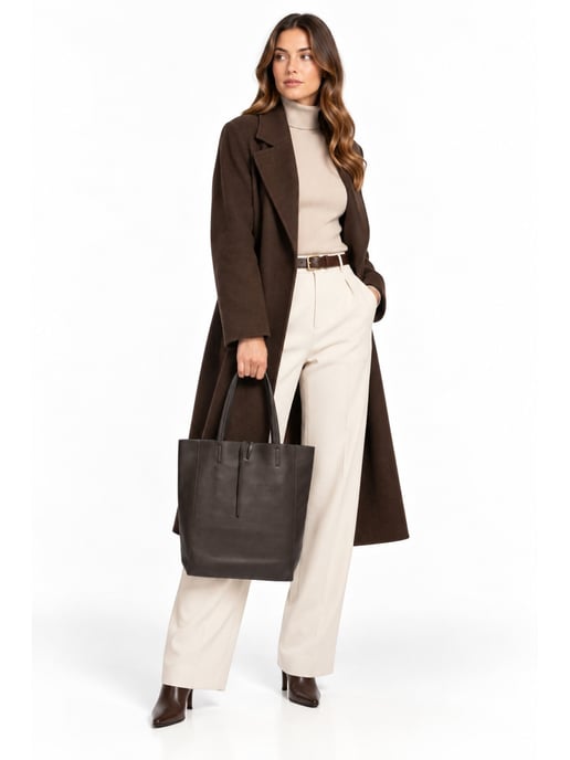 Roberta M Kastanienbraun Rindsledertasche - Image 6