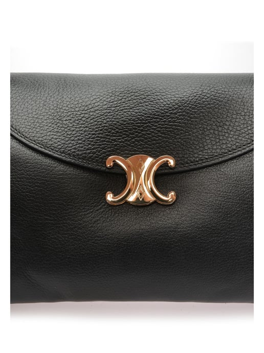 Anna Luchini Schwarz Rindsledertasche - Image 3