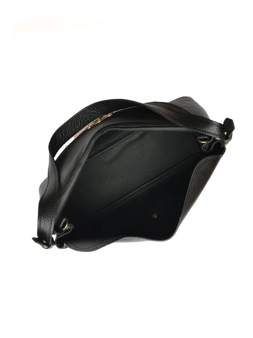Anna Luchini Schwarz Rindsledertasche - Image 4
