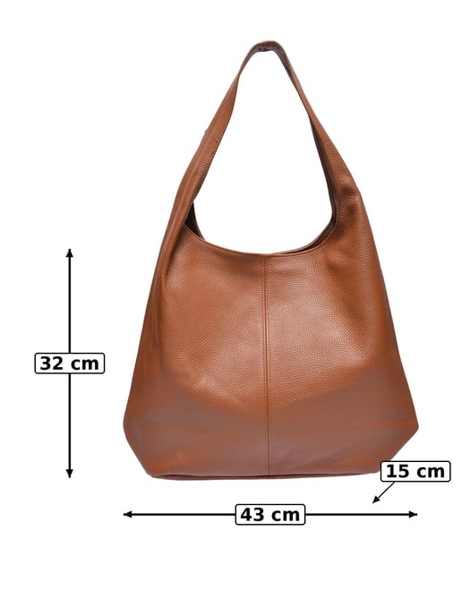 Anna Luchini Braun Rindsledertasche - Image 5