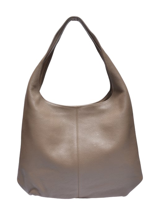 Anna Luchini Beige Rindsledertasche - Image 1