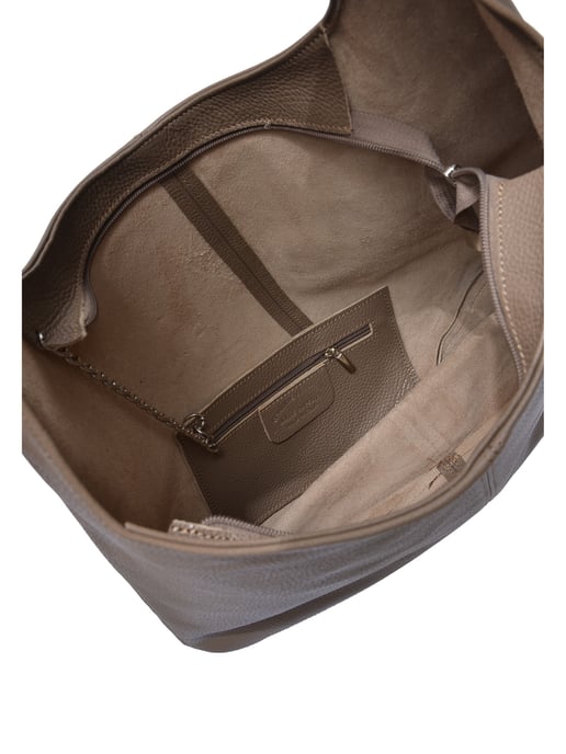 Anna Luchini Beige Rindsledertasche - Image 4