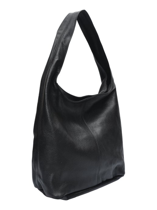 Anna Luchini Schwarz Rindsledertasche - Image 2