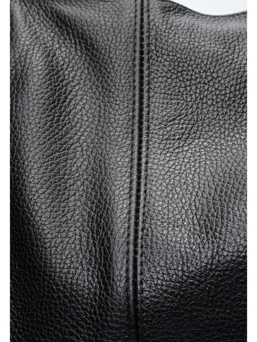 Anna Luchini Schwarz Rindsledertasche - Image 3