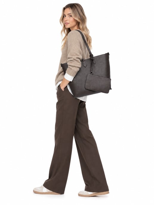 Isabella Rhea Zweifarbig Rindsledertasche - Image 5