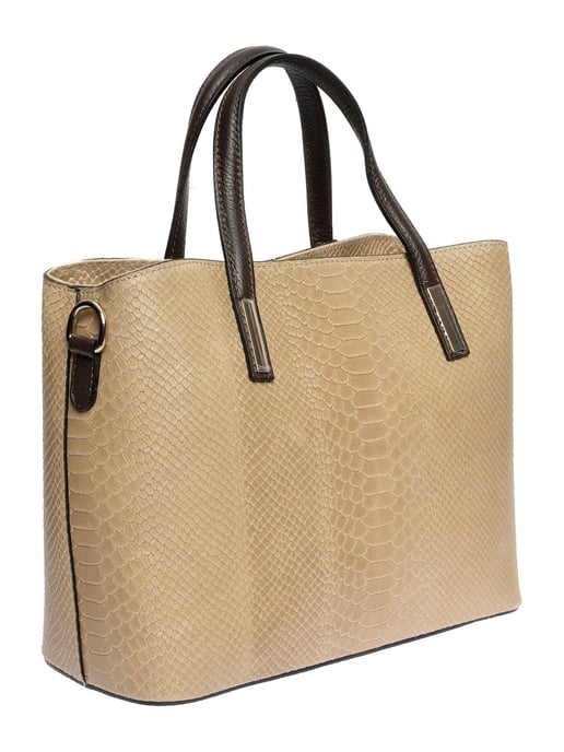 Roberta M Beige Rindsledertasche - Image 2