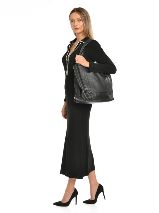 Isabella Rhea SCHWARZ Rindsledertasche - Image 5