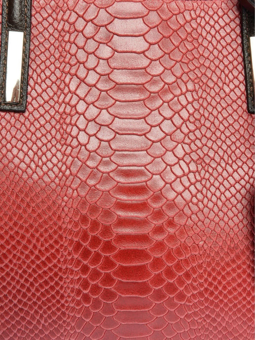 Roberta M Rot Rindsledertasche - Image 3