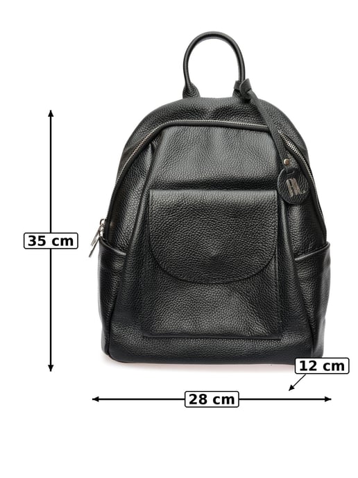 Anna Luchini Schwarz Rindsledertasche - Image 6