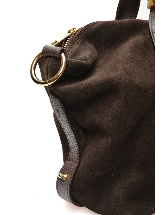 Anna Luchini Kastanienbraun Rindsledertasche - Image 3
