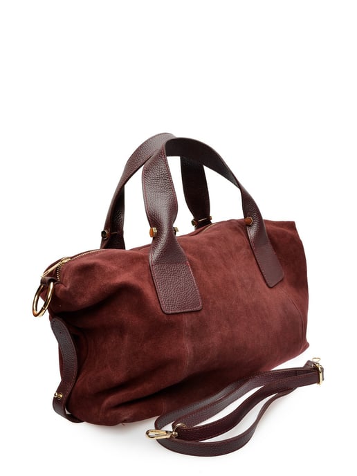 Anna Luchini Weinfarbe Rindsledertasche - Image 2