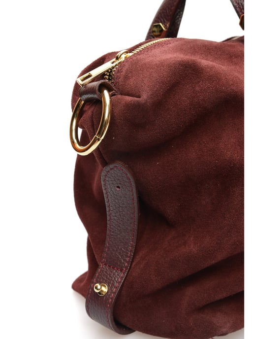 Anna Luchini Weinfarbe Rindsledertasche - Image 3