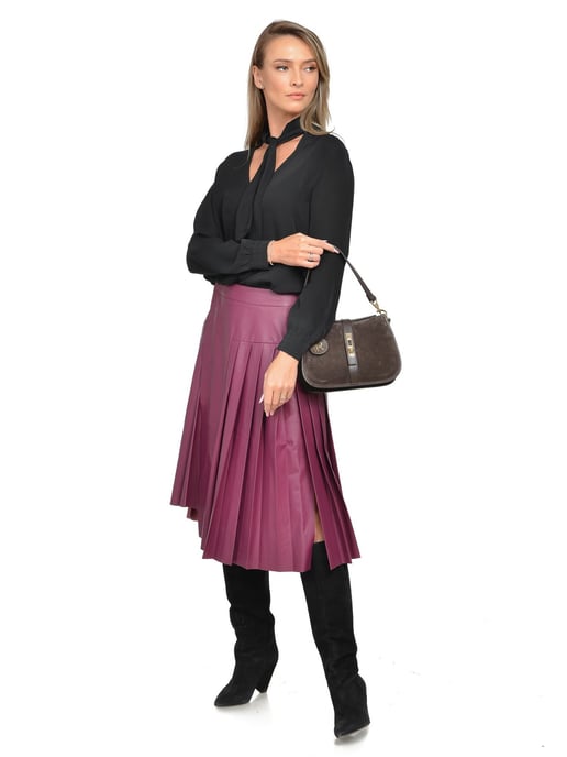 Isabella Rhea Kastanienbraun Rindsledertasche - Image 5
