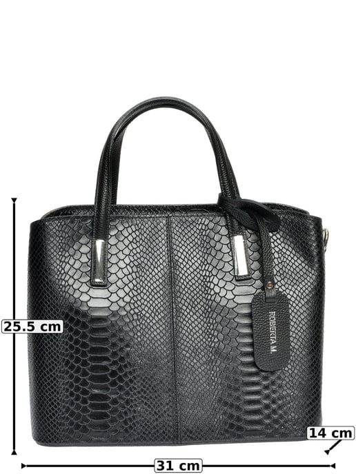Roberta M Schwarz Rindsledertasche - Image 6