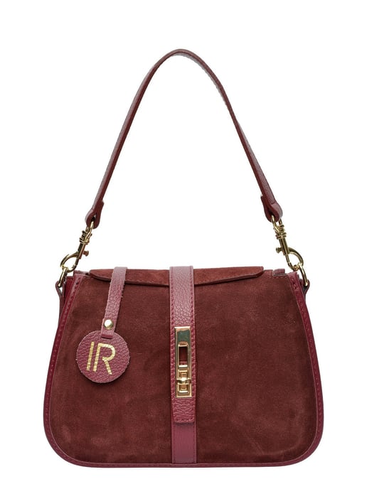 Isabella Rhea Burgund Rindsledertasche - Image 1