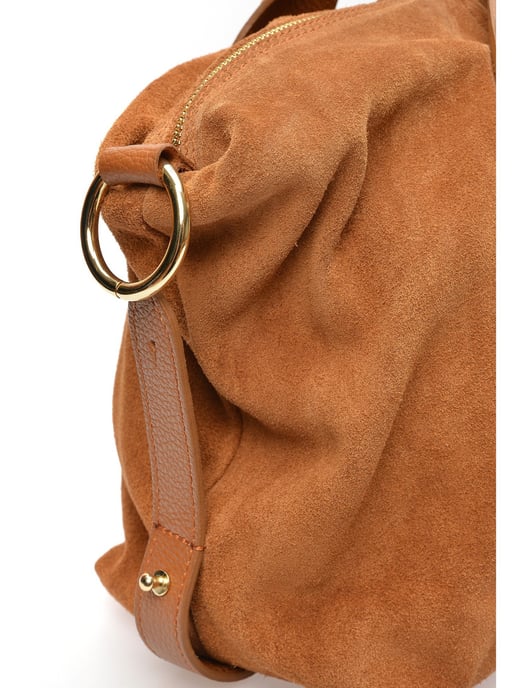 Anna Luchini Braun Rindsledertasche - Image 3