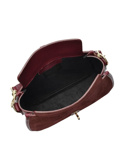 Isabella Rhea Burgund Rindsledertasche - Image 4