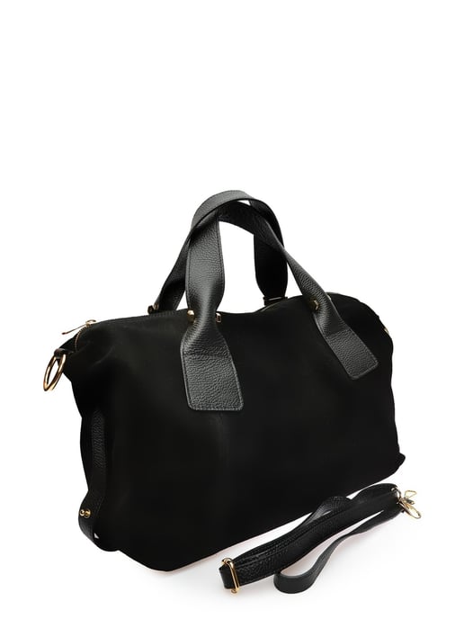 Anna Luchini Schwarz Rindsledertasche - Image 2