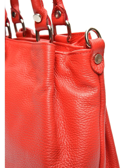 Roberta M Rot Rindsledertasche - Image 3