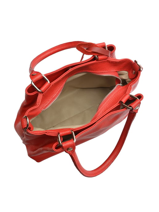 Roberta M Rot Rindsledertasche - Image 4