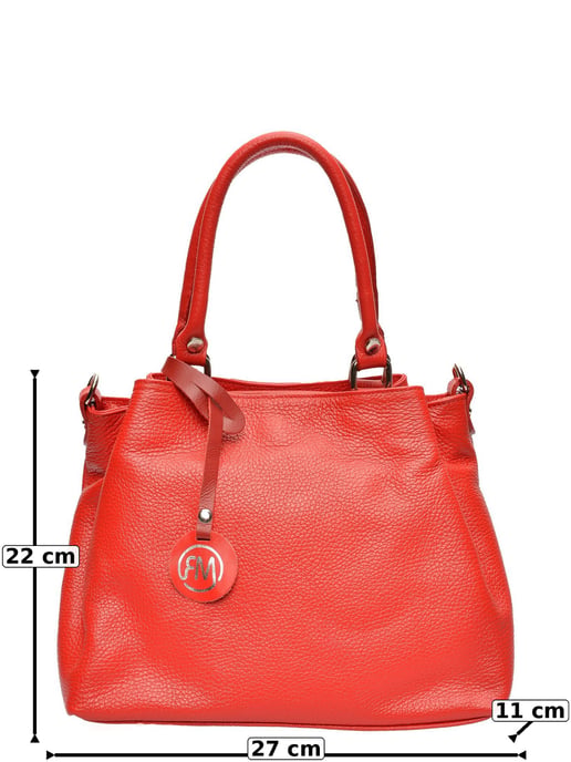 Roberta M Rot Rindsledertasche - Image 6