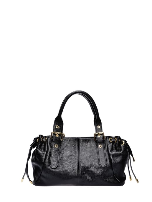 Anna Luchini Schwarz Rindsledertasche - Image 1