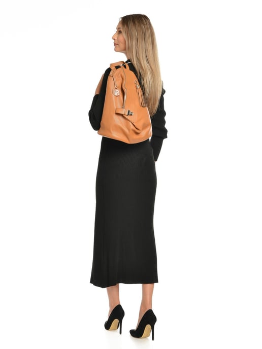 Isabella Rhea Braun Rindsledertasche - Image 5