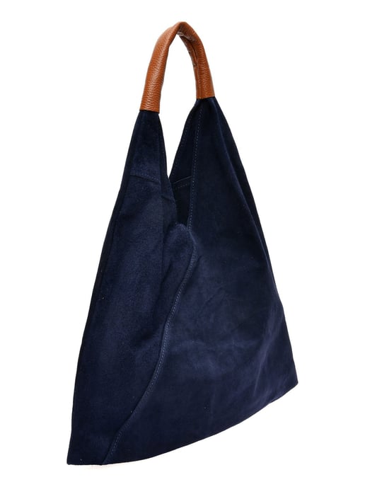 Anna Luchini Blau Rindsledertasche - Image 2