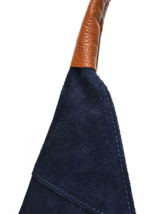 Anna Luchini Blau Rindsledertasche - Image 3