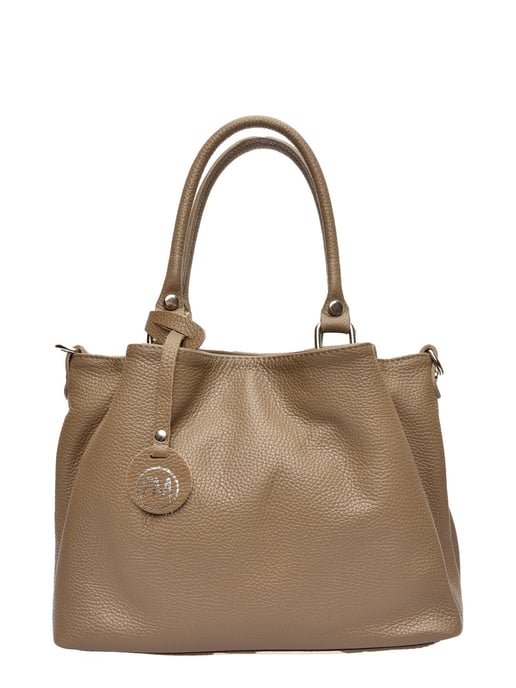 Roberta M Beige Rindsledertasche - Image 1