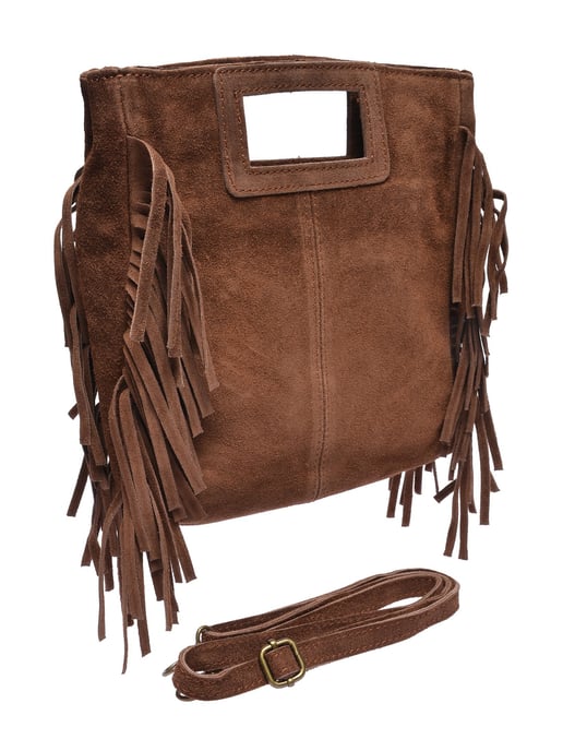 Anna Luchini Kastanienbraun Rindsledertasche - Image 2