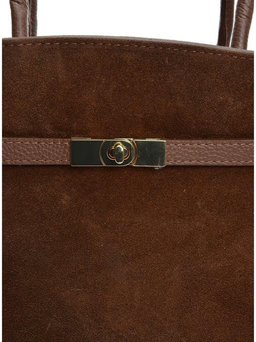 Isabella Rhea Kastanienbraun Rindsledertasche - Image 3