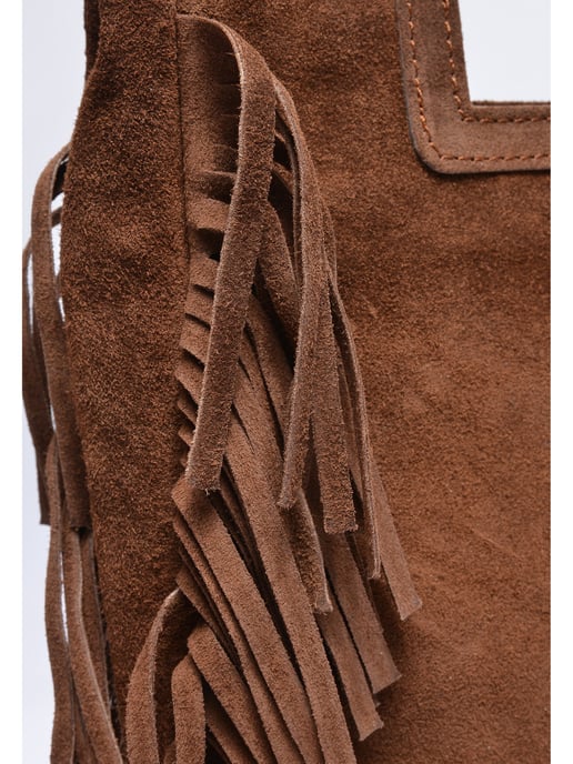 Anna Luchini Kastanienbraun Rindsledertasche - Image 3