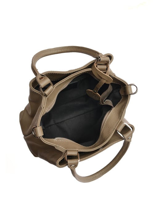 Roberta M Beige Rindsledertasche - Image 4
