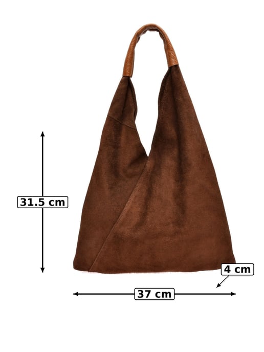 Anna Luchini Kastanienbraun Rindsledertasche - Image 4