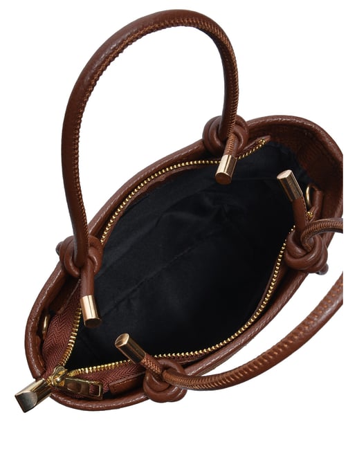 Luisa Vannini COGNAC Rindsledertasche - Image 4