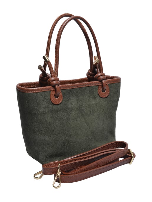 Luisa Vannini Grün Rindsledertasche - Image 2