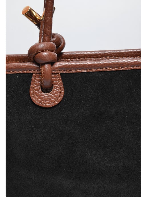 Luisa Vannini SCHWARZ Rindsledertasche - Image 3
