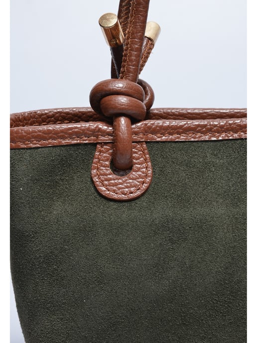 Luisa Vannini Grün Rindsledertasche - Image 3