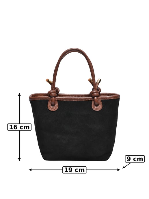 Luisa Vannini SCHWARZ Rindsledertasche - Image 5